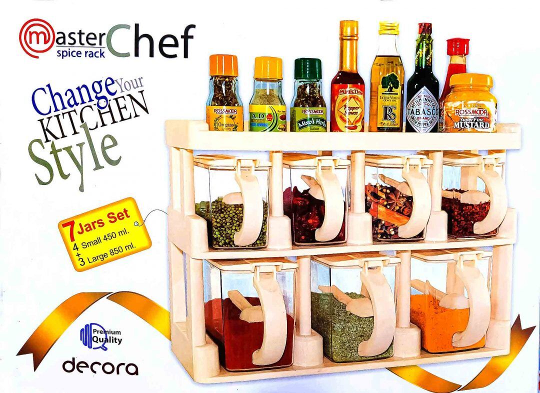 Master Chef 7 Jar Spice Rack Cooking Joie Master-Chef-7-Jar-Spice-Rack-Cooking-Joie