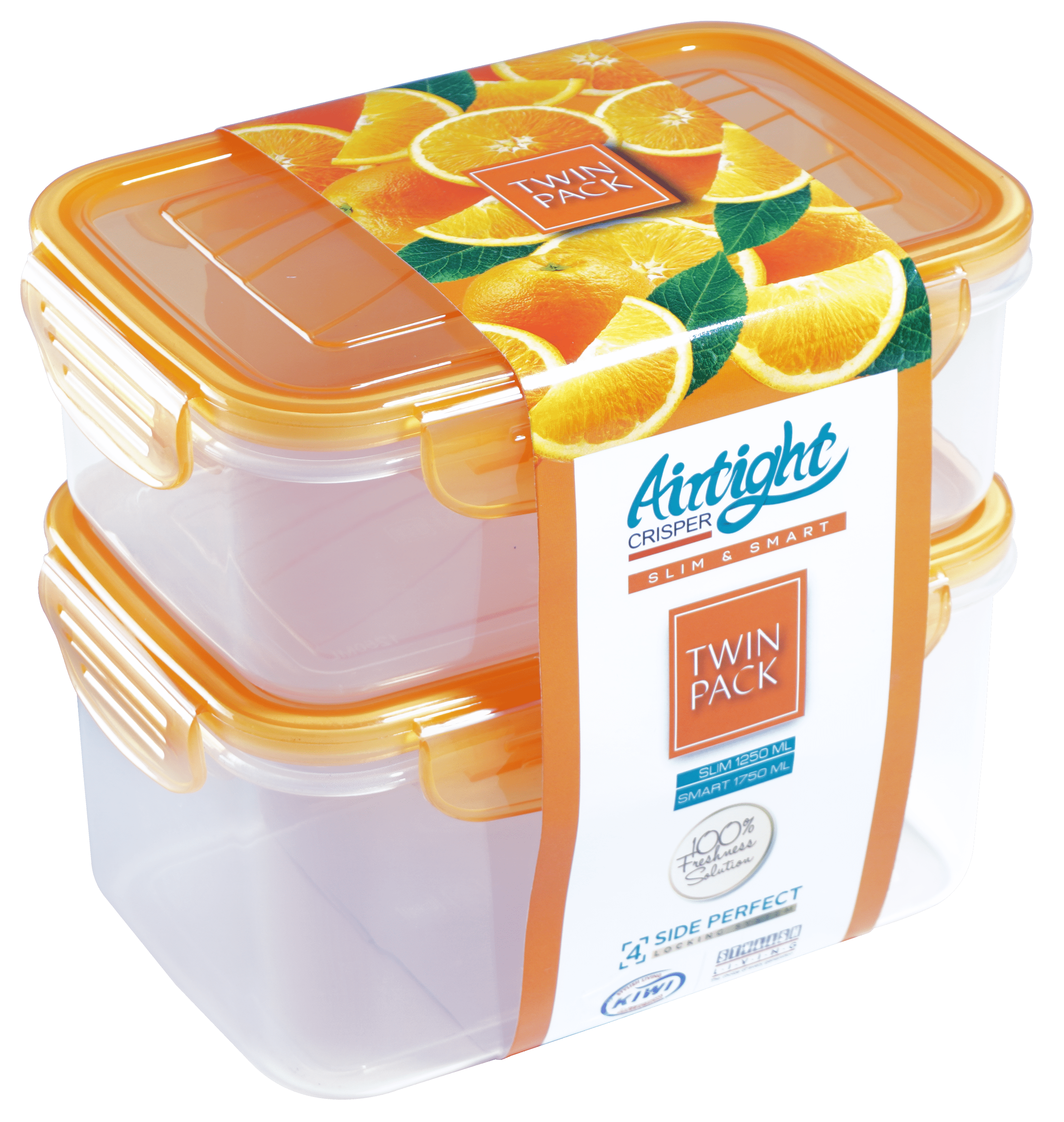 Kiwi Airtight Crisper Twin Pack Kiwi Airtight Crisper Twin Pack